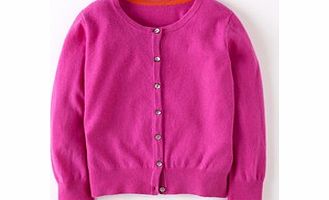 Boden Cropped Cashmere Cardigan, Pink,English