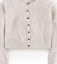 Boden Cropped Cashmere Cardigan, White 34251991