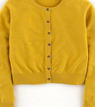 Boden Cropped Cashmere Cardigan, Yellow 34252536
