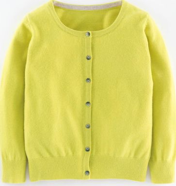 Boden, 1669[^]35113091 Cropped Cashmere Cardigan Yellow Boden, Yellow