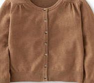 Boden Cropped Cashmere Crew Neck, Brown 33642026