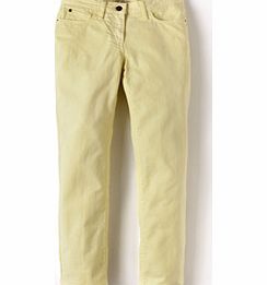 Boden Cropped Jeans, White,Marigold Yellow,Papaya