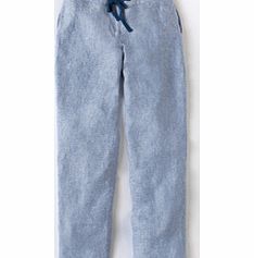 Boden Cropped Linen Trouser, Light blue 34447896