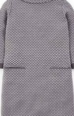 Boden Dartmouth Tunic Dress, Pewter/Grey Melange