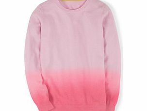 Boden Dip Dye Cashmere Jumper, Peony/Old