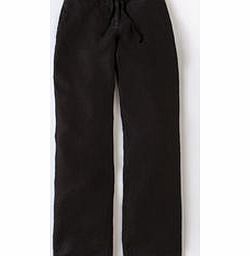 Drawstring Linen Trouser, Black 34093476
