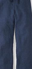 Boden Drawstring Linen Trouser, Blue 34827469