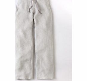 Boden Drawstring Linen Trouser, Light Grey 34093914