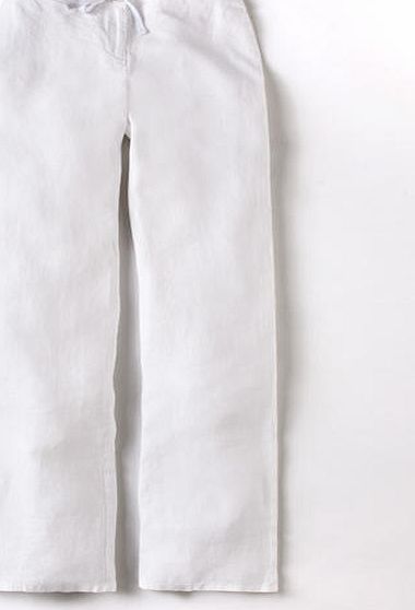 Boden Drawstring Linen Trouser, Pink 34094318