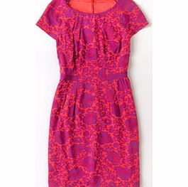 Boden Easy Day Dress, Pink Lady Lace Floral,Turquoise