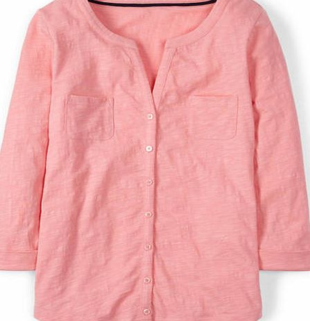 Boden Easy Jersey Shirt, Pink Lemonade 34692806