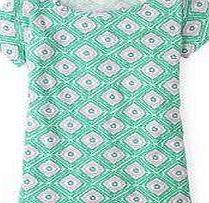 Boden Easy Printed Tee, Green Scribble Print 34882902