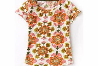 Boden Easy Summer Tee, Multi Mosaic,French Navy Mosaic