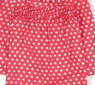 Boden Edith Top, Red/Ivory Flower Stamp 34715532