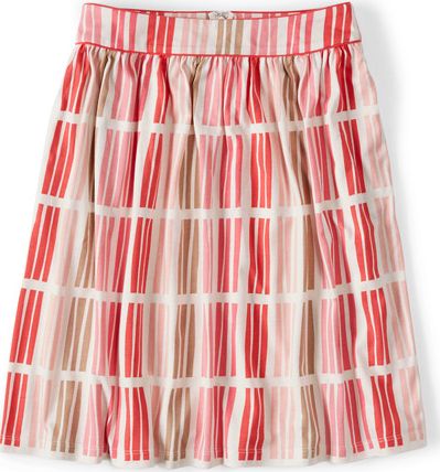 Boden Elise Skirt Pinks Retro Stripe Boden, Pinks