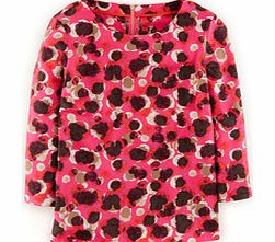 Eliza Top, Red Watercolour Spot,Pink Abstract