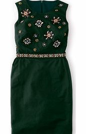 Boden Embellished Floral Dress, Green,Blue 34318535