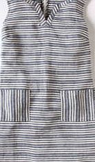 Boden Everyday Tunic Dress, Blue/Ivory Stripe 34135806