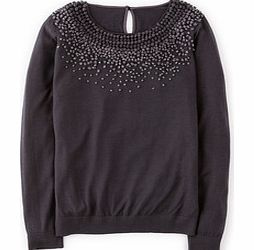 Boden Fancy French Knot Jumper, Charcoal 34462689