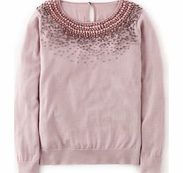 Boden Fancy French Knot Jumper, Light Pink 34462770