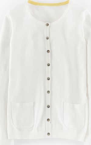 Boden, 1669[^]34699553 Favourite Cardigan Ivory Boden, Ivory 34699553