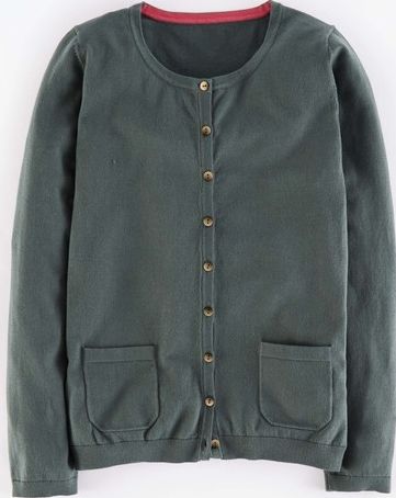 Boden Favourite Cardigan Mineral Green Boden, Mineral