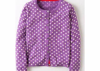 Boden Favourite Crew Neck Cardigan, French Lavender
