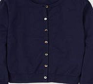 Boden Favourite Cropped Cardigan, Blue 34702092