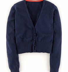 Boden Favourite Cropped Cardigan, Blue,Light