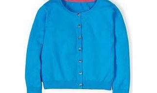 Boden Favourite Cropped Cardigan, Bright Cyan,Tutti