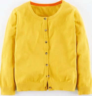 Boden Favourite Cropped Cardigan Canary Boden, Canary