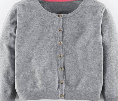 Boden Favourite Cropped Cardigan, Grey 34701979