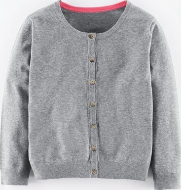 Boden Favourite Cropped Cardigan Grey Boden, Grey