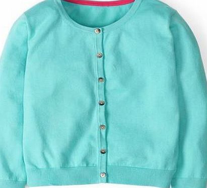 Boden Favourite Cropped Cardigan, Tropical Blue 34701656