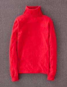 Boden Favourite Roll Neck, Red,Fig 33644840