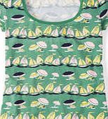 Boden Favourite Tee, Dill Parasols Print 34759118