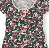 Boden Favourite Tee, Red Vintage Floral 34729780