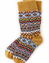 Boden Festive Socks, Yellow,Blue 34229286