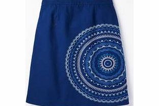 Boden Florence Skirt, Mediterranean Blue,White,Hot