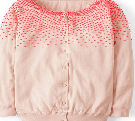 Boden French Knot Cardi Powder Puff/Neon Pink Boden,
