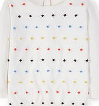 Boden French Knot Jumper, White 34729863