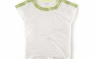 Boden Fun Summer Tee, Ecru,Spruce 34429290