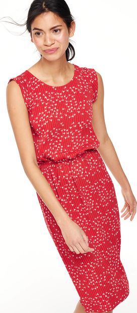 Boden, 1669[^]35032069 Gaby Party Dress Rouge Footprints Boden, Rouge