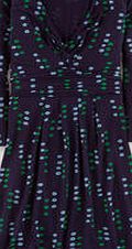 Boden Gathered Band Tunic, Navy Trailing Spot 34345736