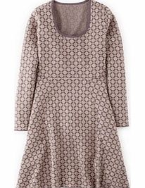 Boden Glamorous Knitted Dress, Grey 34264697