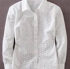 Boden Great White Shirt, White Broderie 33722570