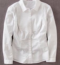 Boden Great White Shirt, White Pintucks 33722711