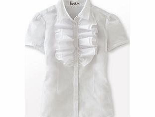 Boden Great White Shirt, White Ruffle 33398215