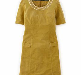 Boden Hampshire Dress, Gold 34323634