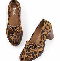 High Heeled Loafer, Tan Leopard 34213959